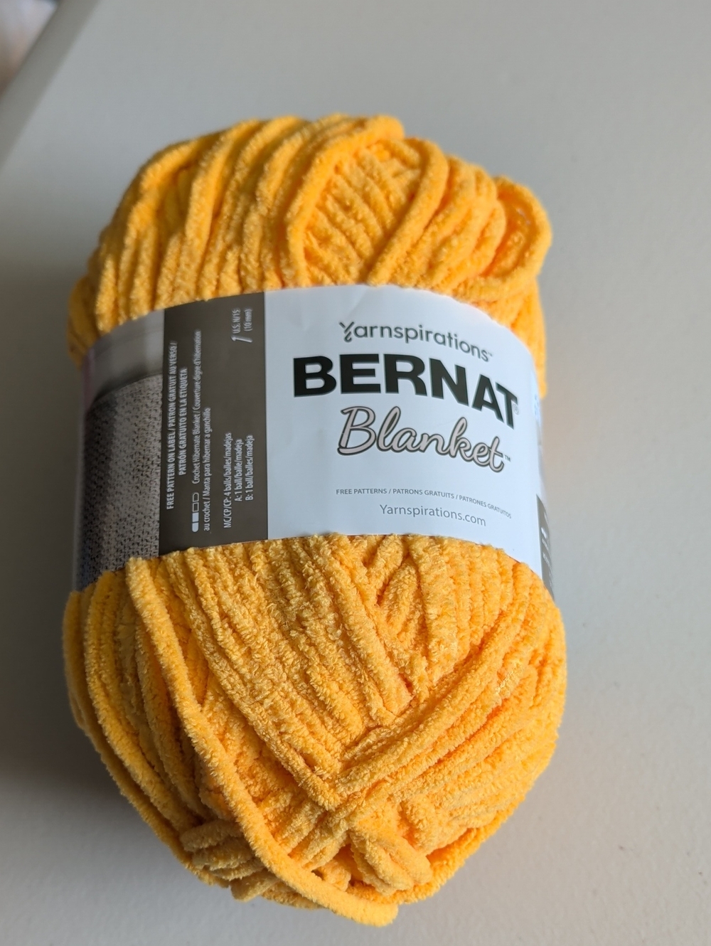 Bernat Blanket Chenille Yarn - Sunsoaked